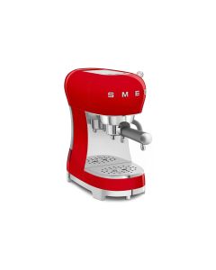 SMEG Siebträgermaschine 50's Style ECF02RDEU Rot