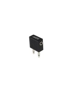 SKROSS Audio-Adapter Airplane Analog, Schwarz