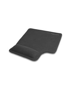 Delock Mausmatte Ergonomisch für Linkshänder Schwarz