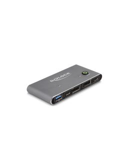 Delock KVM Switch Displayport 8K 30 Hz mit USB 5 Gbps