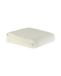 COCON Decke Waffeltuch 150 x 200 cm, Ecru