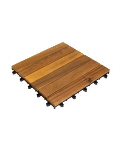 COCON Balkon-& Terrassenplatten Akazie, 30 x 30 cm, 6 Stück