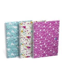Oxford Notizblock GO Floral A5 kariert