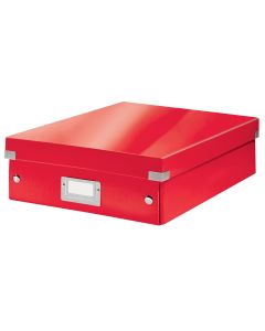 Leitz Archivschachtel WOW A7, metallic Rot