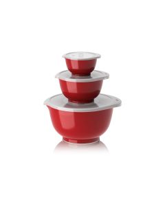 Rosti Rührschüssel-Set New Margrethe 3 Stück, 4 l, Rot