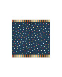Partydeco Papierservietten Sterne 33 cm x 33 cm, 12 Stück