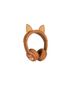 BuddyPhones Kinderkopfhörer Play Ears+ Fuchs Braun