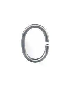 Kleine Wolke Duschvorhanghaken DV-Ringe 12 Stück, 5 cm, Silber