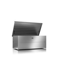 Colibri Gartenbox M mit Schloss, 165 x 85 x 73 cm, Silber