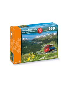 Carta.Media Puzzle Muottas Muragl Bahn bei St.Moritz