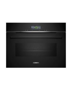 Siemens Einbaubackofen mit Mikrowelle iQ700 CM776GKB1 Schwarz