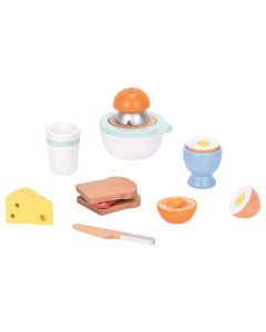 Spielba Holzspielwaren Spiel-Lebensmittel Frühstücks-Set