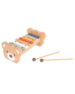 Spielba Holzspielwaren Musikspielzeug Xylophon Bär
