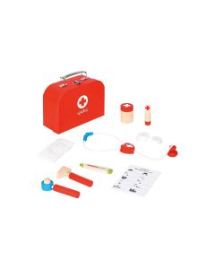 Spielba Holzspielwaren Arztkoffer mit Instrumenten