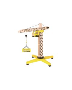 Spielba Holzspielwaren Kran mit Figur