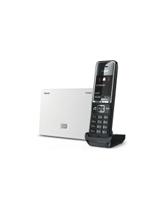 Gigaset Schnurlostelefon Comfort 550A IP BASE  Chrom Schwarz