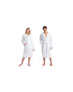 Möve Bademantel Superwuschel L, Weiss