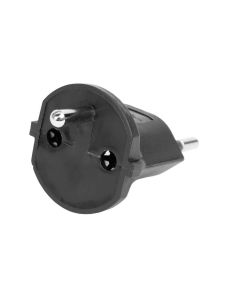 STEFFEN Fixadapter SchuKo Konturenstecker – T12 schwarz