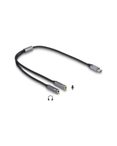 Delock Headset DAC 24 Bit / 96 kHz USB-C - 3.5 mm Klinke