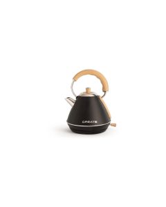 Create Wasserkocher Retro M 1 l, Schwarz