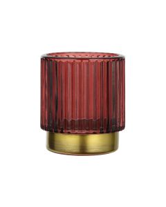 EGLO Windlicht Bezamby Gold/Rot