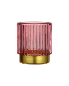 EGLO Windlicht Bezamby Gold/Rosa