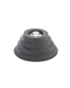 KitchBo Mikrowellenhaube Faltbar 26 cm, Grau