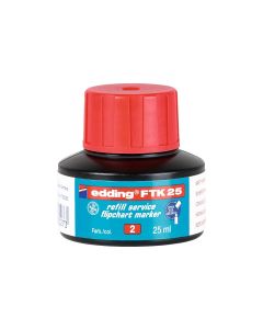 edding Flipchart-Marker Nachfülltinte Rot