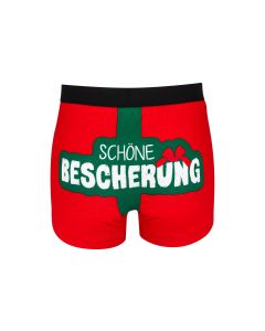 Sheepworld Scherzartikel Boxershorts Schöne Bescherung Grösse M/L