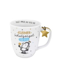 Sheepworld Universaltasse Schutzengel 350 ml, 1 Stück, Weiss