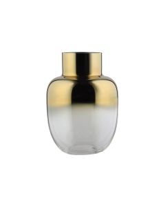 EGLO Vase Sirannana 20 cm, Gold/Transparent