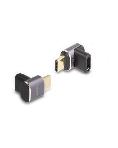Delock Adapter 40 Gbps, 8K 60 Hz, PD3.0 USB Type-C - USB Type-C