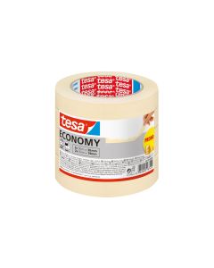 tesa Abdeckband Masking Economy, Set 2x 50m x 30mm, 2x 50m x 19mm