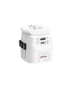 SKROSS Reiseadapter Pro Light, 1 x USB-A und C AC30PD