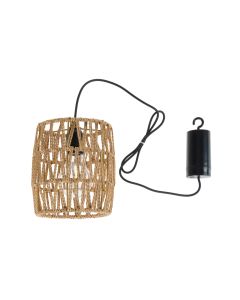 COCON Pendelleuchte mit Rattanschirm