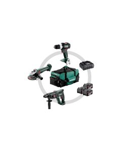 Metabo Combo Set 3.1, SB 18 LT BL + W 18 L 9-125 + KH 18 LTX 24