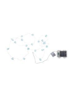 COCON Lichterkette LED Glitzersteine, Blau, 1.9 m