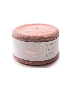 Rico Design Wolle Creative Wool Dégradé 200 g Puder