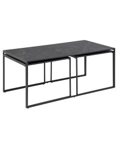 AC Design Couchtisch Infinity 120 cm x 48 cm, Schwarz