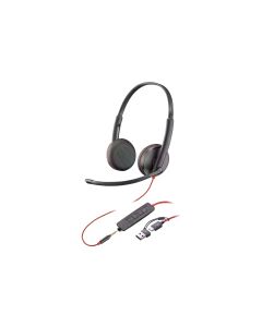 Poly Headset Blackwire 3225 Duo USB-A/C
