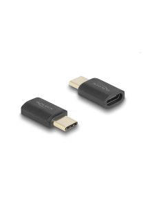 Delock USB-Adapter 8K 60 Hz, PD3.1, USB-C Buchse - USB-C Stecker