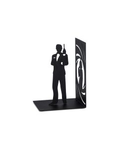 Trendform Buchstütze Secret Agent Schwarz