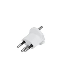 STEFFEN Fixadapter Deutschland CEE7/7 auf Schweiz T12 3-polig, Weiss