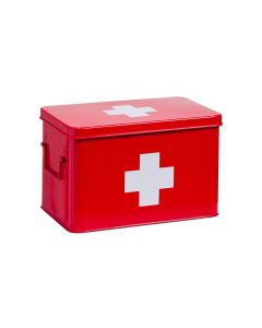 Zeller Present Erste Hilfe Schrank 32 x 19.5 x 20 cm, Rot