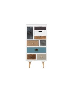 AC Design Kommode Thais 48 cm x 98 cm, Mehrfarbig/Weiss