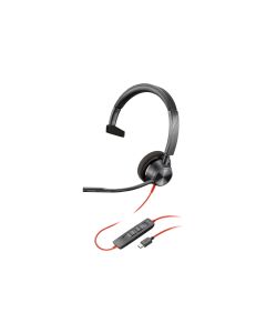 Poly Headset Blackwire 3310 MS USB-A/C, Schwarz