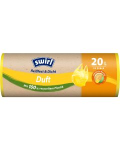Swirl Müllbeutel Lemon-Melon 20 l, 25 Stück