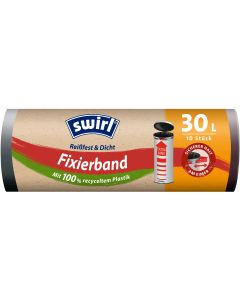 Swirl Müllbeutel mit elastischem Zugband 30 l, 10 Stück