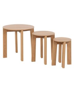 AC Design Couchtisch Maxime 3er Set, Nature