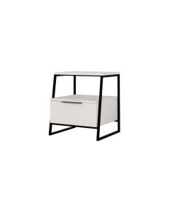 Woody Fashion Nachttisch Pal 45 x 50 x 40 cm, Weiss